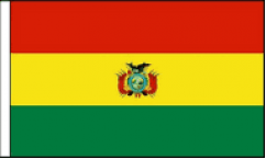 Bolivia Hand Waving Flags